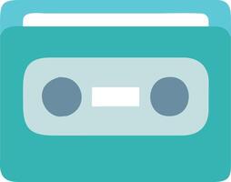 Retro Cassette Tape Player Illustration vector