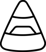 Realistic Shiny Candy Corn Design vector