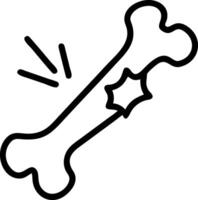 Abstract Broken Limb Concept vector