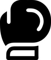 Artistic Boxing Glove with Motion Effect vector