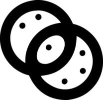Aesthetic Bagel with Cream Cheese Design vector
