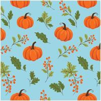 Fall pattern for textile design vector