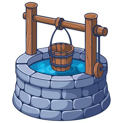 Stone well icon
