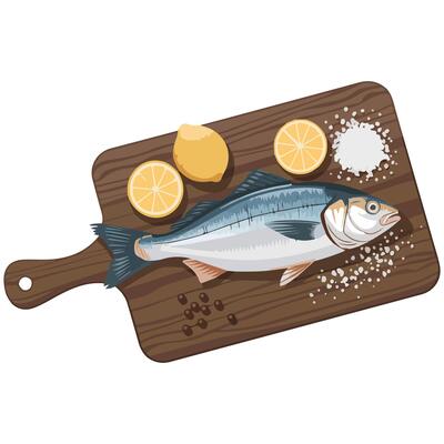 Herring fish on board