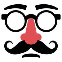 Joke mask for April Fools vector