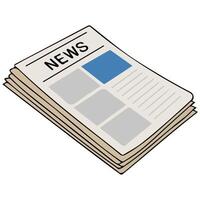Stack of magazines vector