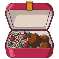 Lunchbox icon on white background vector
