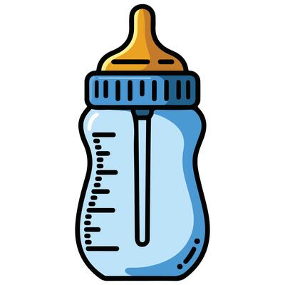Baby bottle icon