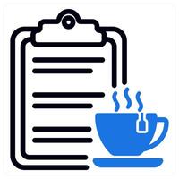 fresh content in blue duo line vector