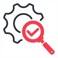 correction in red duo line vector
