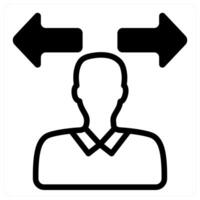 confusion in black color vector