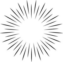 Concentrated burst lines exploding from the center create a dynamic starburst effect, perfect for backgrounds and visual representations of energy and speed vector