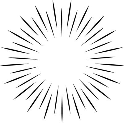 Concentrated burst lines exploding from the center create a dynamic starburst effect, perfect for backgrounds and visual representations of energy and speed