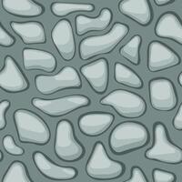 Cartoon game ground texture forming a seamless pattern, ideal for creating a stylized and engaging visual experience in games, animations, or other graphic design projects vector