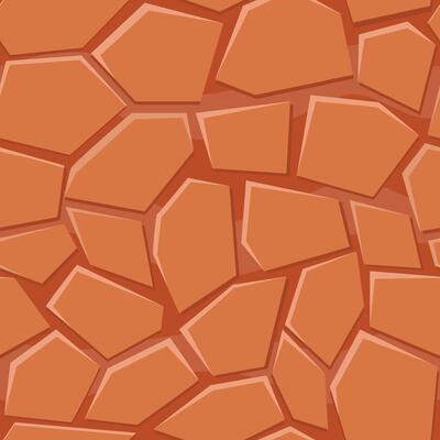 Seamless texture of cartoon ground surface creating a natural pattern, ideal for game level design or any 2D project requiring a stylized terrain representation