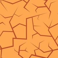 Seamless pattern showcasing cracked, dry desert ground texture, creating irregular shapes. Perfect for enhancing game level design or serving as a striking background element vector