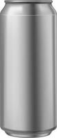Photorealistic aluminum can featuring a sleek and professional design, ideal for highlighting beverage packaging concepts and enhancing product branding efforts vector