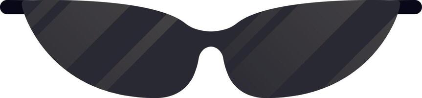 Stylish cat eye sunglasses with dark lenses add a touch of mystery and sophistication to any look, offering both protection from the sun and a fashionable statement vector