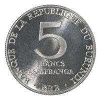5 francs amazonas, france, 1982, unc photo