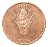 A coin with a corn on it photo