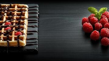 Delightful presentation of various ingredients on a surface creating a beautifully arranged culinary experience photo