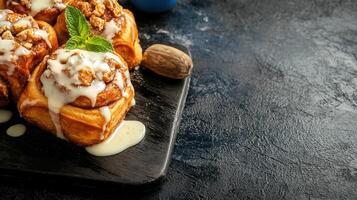 Charming plate of comfort food accompanied by a spoon ready to savor each bite of a delicious culinary delight photo