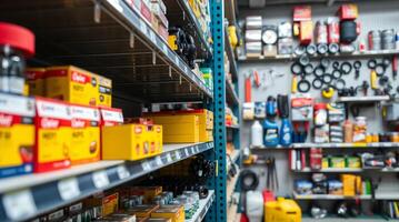 A store with many different types of tools and supplies photo