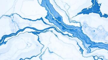 Blue marble background with a river flowing through it photo