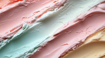 Ice cream texture background photo