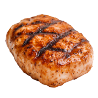 Grilled Chicken Breast with Perfect Marks Plain Background png