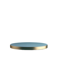 Elegant product display stand for luxury item showcase isolated on transparent background png