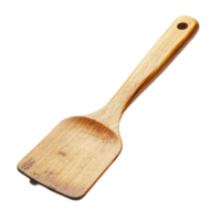 Wooden spatula kitchen utensil cooking tool isolated object isolated on transparent background png