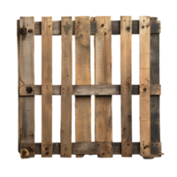 Rustic wooden pallet close up design texture material isolated on transparent background png