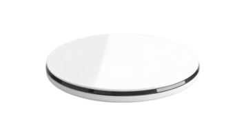 White round object modern design on a plain background isolated on transparent background png