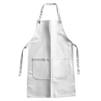 Blank white apron cooking apron kitchen apron chef apron isolated on transparent background png