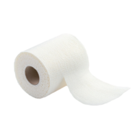 Soft toilet paper roll hygiene product for bathroom use isolated on transparent background png