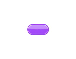 Purple Glossy Rounded Button UI Design Element png