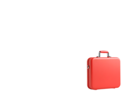 Red Briefcase Isolated on Transparent Background png