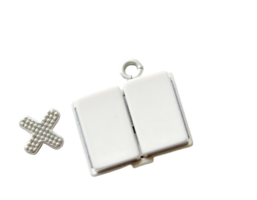 Open book with an x-shaped object png