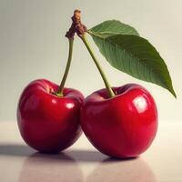 A Paired Red Cherries photo