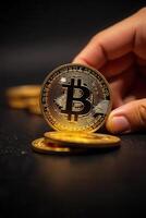Bitcoin Hand Held photo