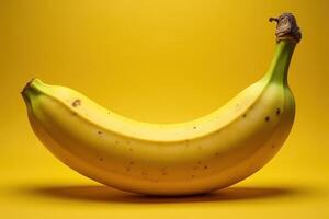 Banana on Yellow photo