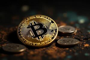 Bitcoin Coin Trio photo