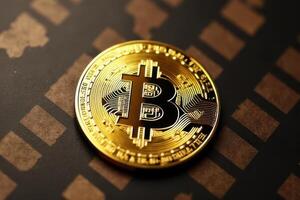 Bitcoin Dark Surface photo