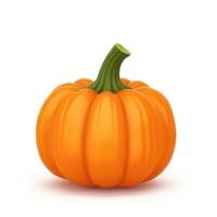 Orange Pumpkin Isolated photo