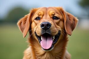 Golden Dog Grin photo