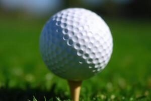 Golf Ball on Tee photo