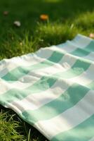 A Sunlit Striped Blanket photo