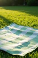 Sunlit Striped Blanket photo
