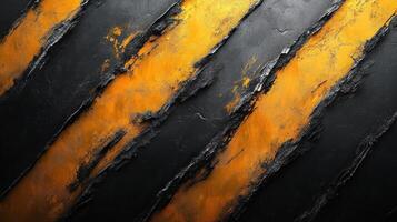 Abstract black and gold textured background. photo
